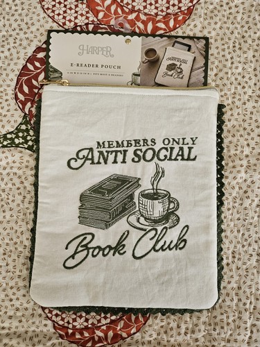 Harper reader pouch - harper, book