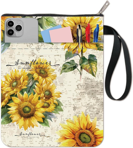 Sunflower book sleeve with - book,