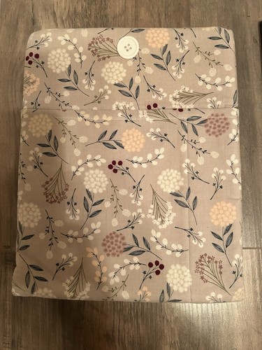 Grey floral extra - floral, book