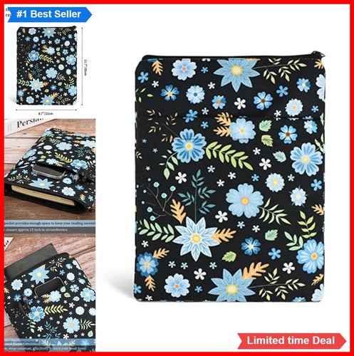 Floral book sleeve 8 7 - 11, 8.7