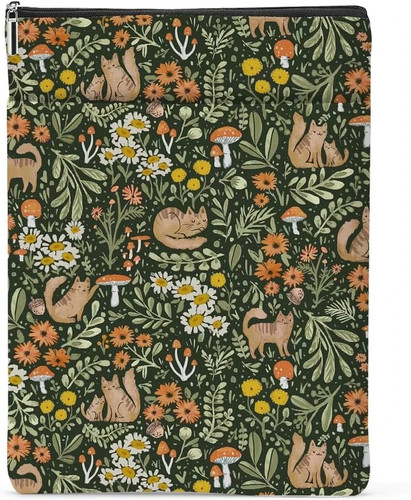 Floral cat printed - floral,