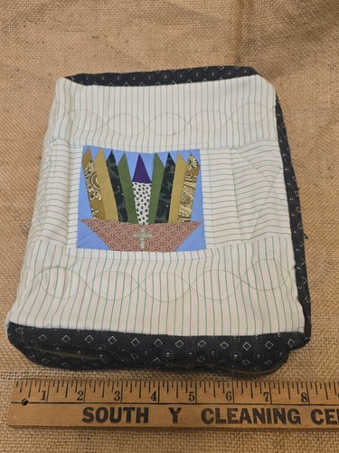 Handmade quilted bible - handmade,