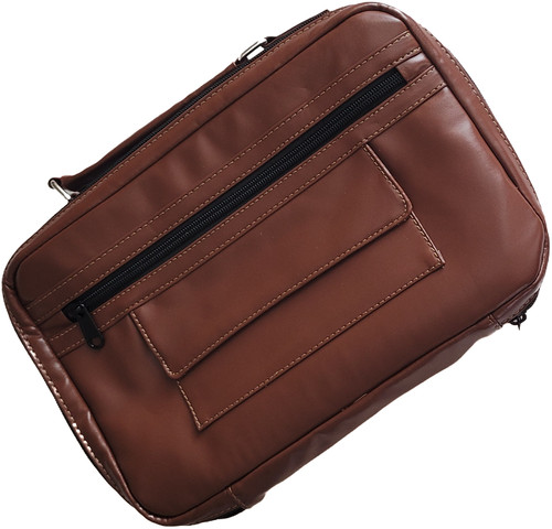 Small brown genuine leather - brown,