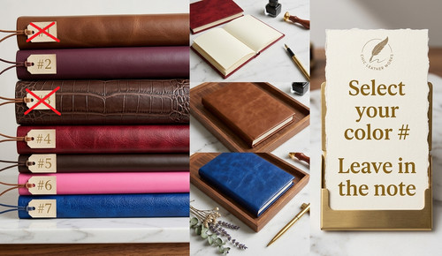 Book cover faux - faux, leather