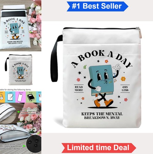 Book sleeve with zipper - book,