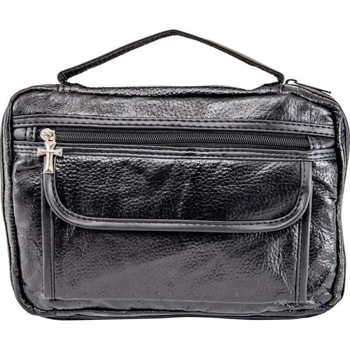 Genuine black leather - genuine,