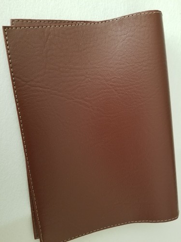 Book cover faux leather - book,