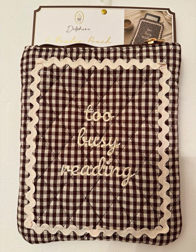 Delphine brown white gingham - delphine,
