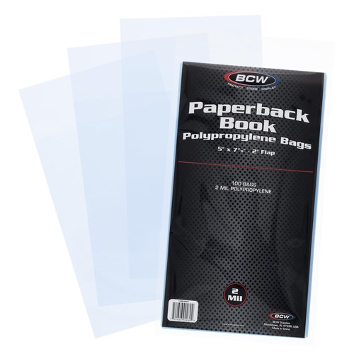Bcw paperback book bags - book,