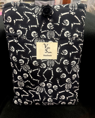 Skeleton book sleeve gothic - skeleton, sleeve,