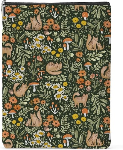 Floral cat printed - cat, book